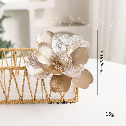 Christmas Tree Flower Ornaments Decorations