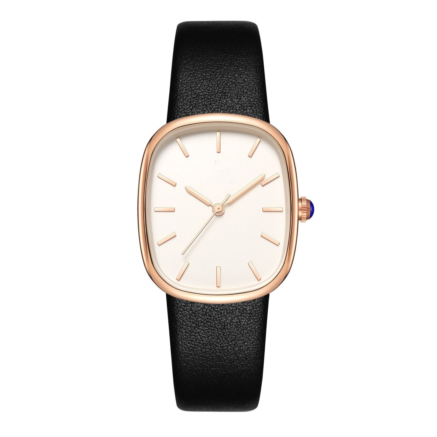 Elegante kleine quadratische Platte Damen neue Quarz Gürteluhr