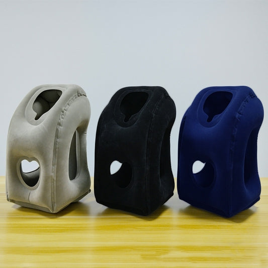 Portable Travel Inflatable Pillow Long Distance Ride Neck Pillow