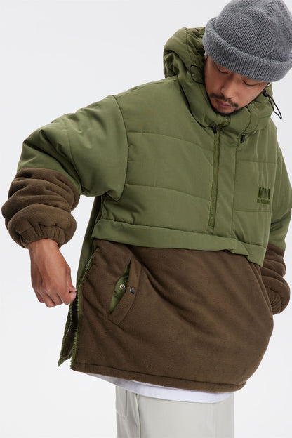 FLEECE STICHED THICKENED JACKET