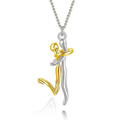 Love Hug Clavicle Chain Pendant Necklace