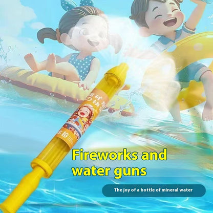 Fireworks Water Gun Children's Toy Pull-out Type