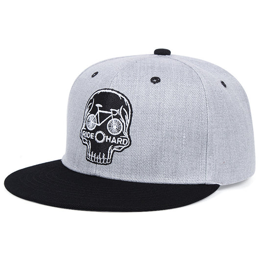 Skull Embroidery Baseball Cap