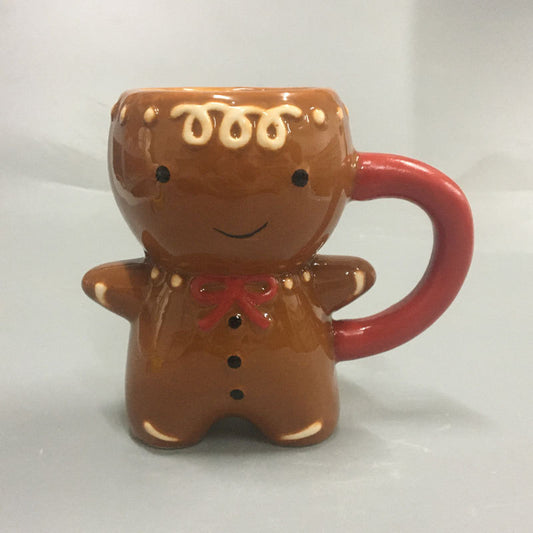 Gingerbread Man Christmas Ceramic Tea Mug