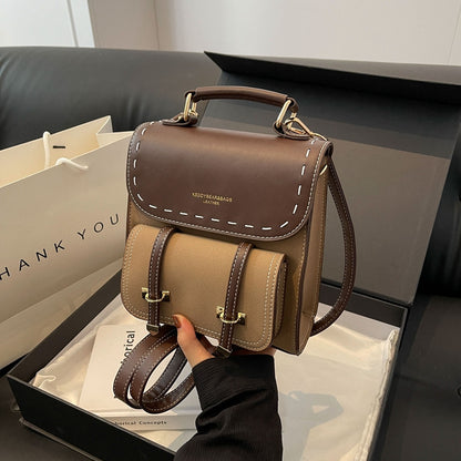 Retro Style Fashionable Casual Women  Backpack