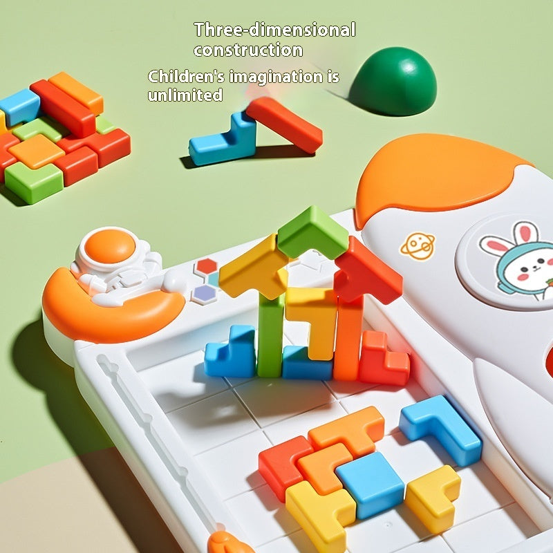 ブロック ビルディングブロック 3D 3Dパズルモデル 知育玩具