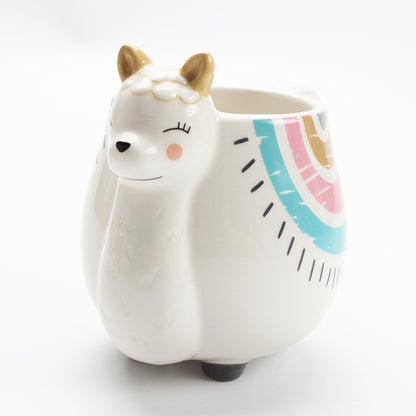 Alpaca Shaped Ceramic Mug