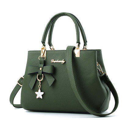 Women Shoulder Bag With Bowknot Star Pendant