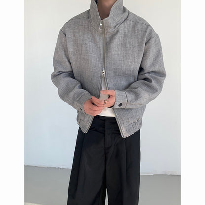 Citywalk Minimalist Double Zipper Jacket