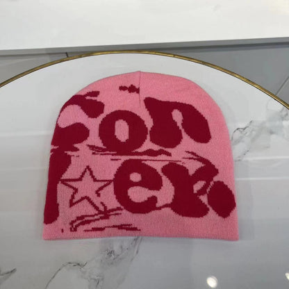 Warm Knitted Double sided Jacquard Beanie