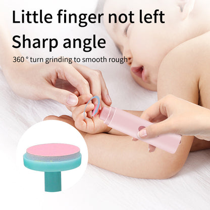 Baby Nail Care Multi-grinding Head with Built in Flashlight
