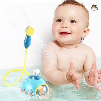 Children's Submarine Bath Toy Baby Water Jet Shower