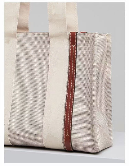 Tote One Shoulder Korean Version Of Large-capacity Canvas  Bag