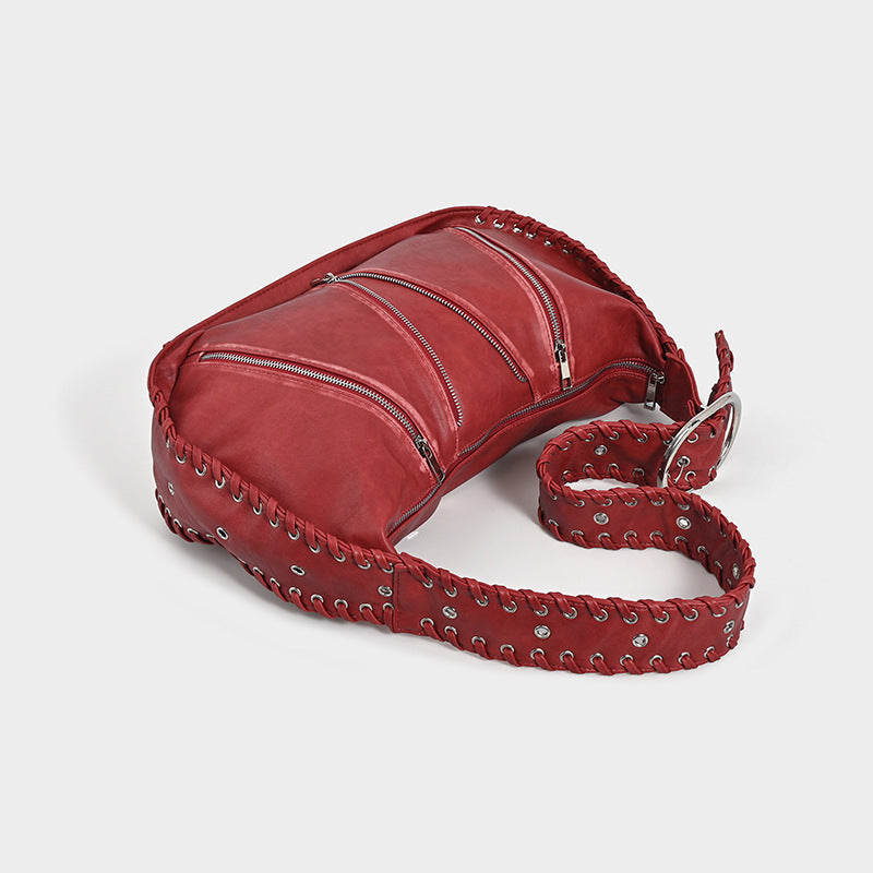 Vintage Weave New Niche Design Shoulder Bag