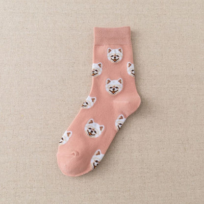 New Cotton Cute Shiba Inu Women's Socks