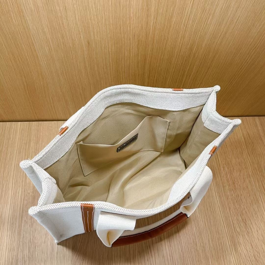 Tote One Shoulder Korean Version Of Large-capacity Canvas  Bag