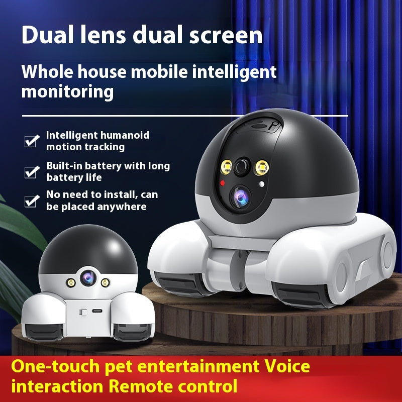 Wireless Smart 360-degree HD Dual Lens Remote Robot Camera