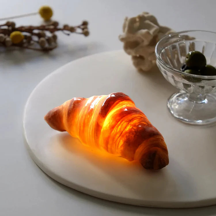 A Yukiko Morita Pampshade Toast, Bread, Croissant & Baguette Lamps
