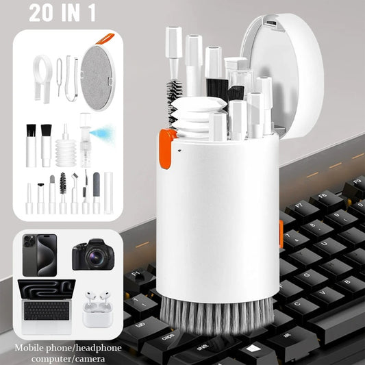 20 in 1 ノートパソコン・携帯電話用スクリーンクリーナーキット