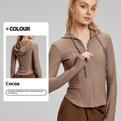 Long Sleeve Yoga Wear Coat