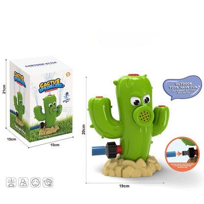Outdoor Water Spray Cactus Water Toys