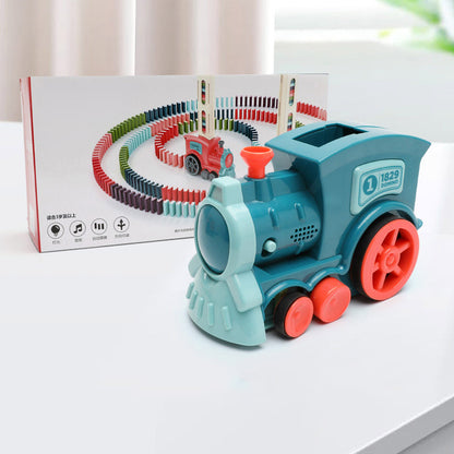 Toys Car Puzzle Automatic Release Electric Building Blocks Train Toy