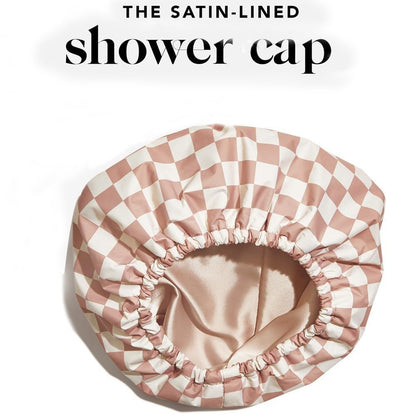 Women's Fashion Double-layer Shower Cap