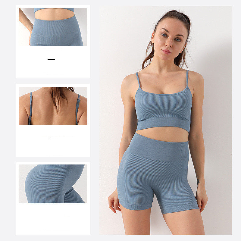 TANK TOP & SHORTS YOGA SUIT