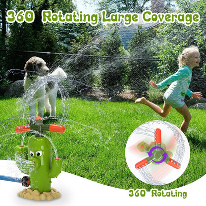 Outdoor Water Spray Cactus Water Toys