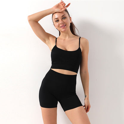 TANK TOP & SHORTS YOGA SUIT