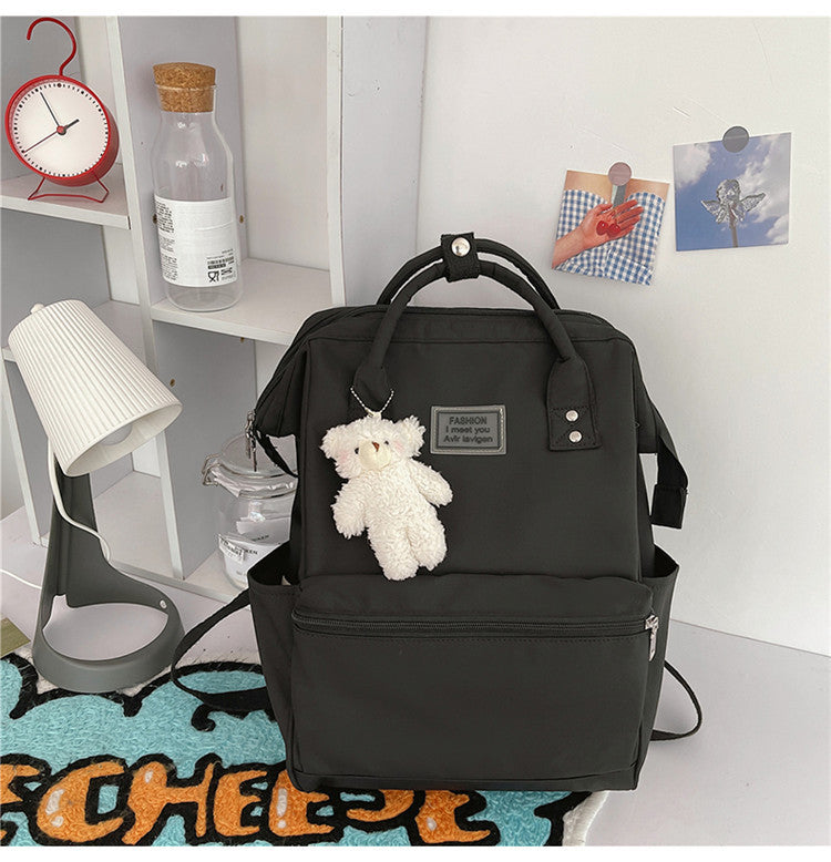Large Capacity 15.6 Inch Simple School Backpak