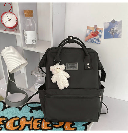 Large Capacity 15.6 Inch Simple School Backpak