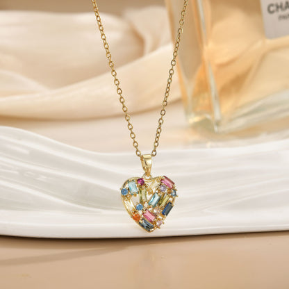 Seaside Light Luxury Diamond Temperament Wild Necklace