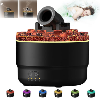 Battery Aroma Diffuser Convenient Bedroom Colorful Flame Ambience Light Humidifier