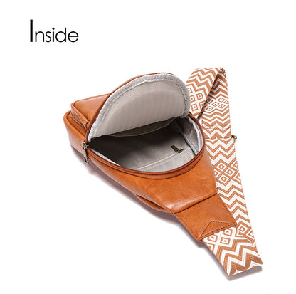 European And American Retro Casual Solid Color Cross-body Bag