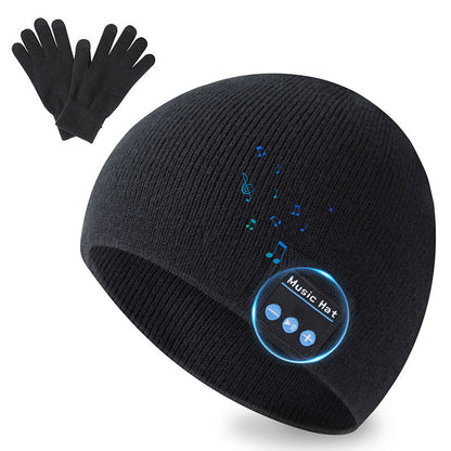 Wireless Headset Cap Call Listening To Song Knitted Hat