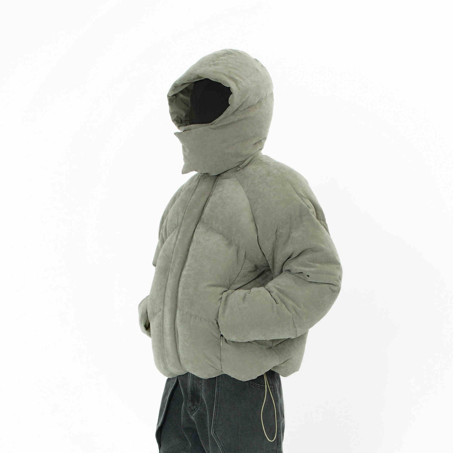 Helmet Armor Split Down Jacket