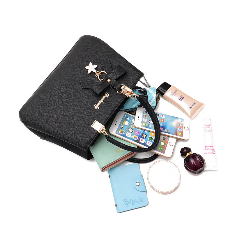 Women Shoulder Bag With Bowknot Star Pendant