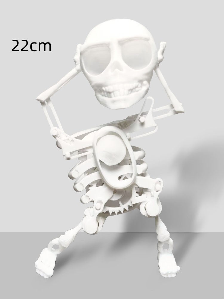 3D Model Mini Skull Customized Funny Dancing Style Lucky Toy