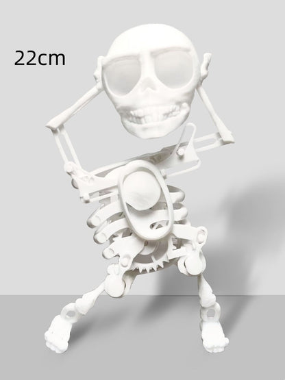3D Model Mini Skull Customized Funny Dancing Style Lucky Toy