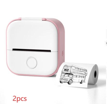 Portable Mini Bluetooth-compatible Thermal Label Printer Home Photo Printer