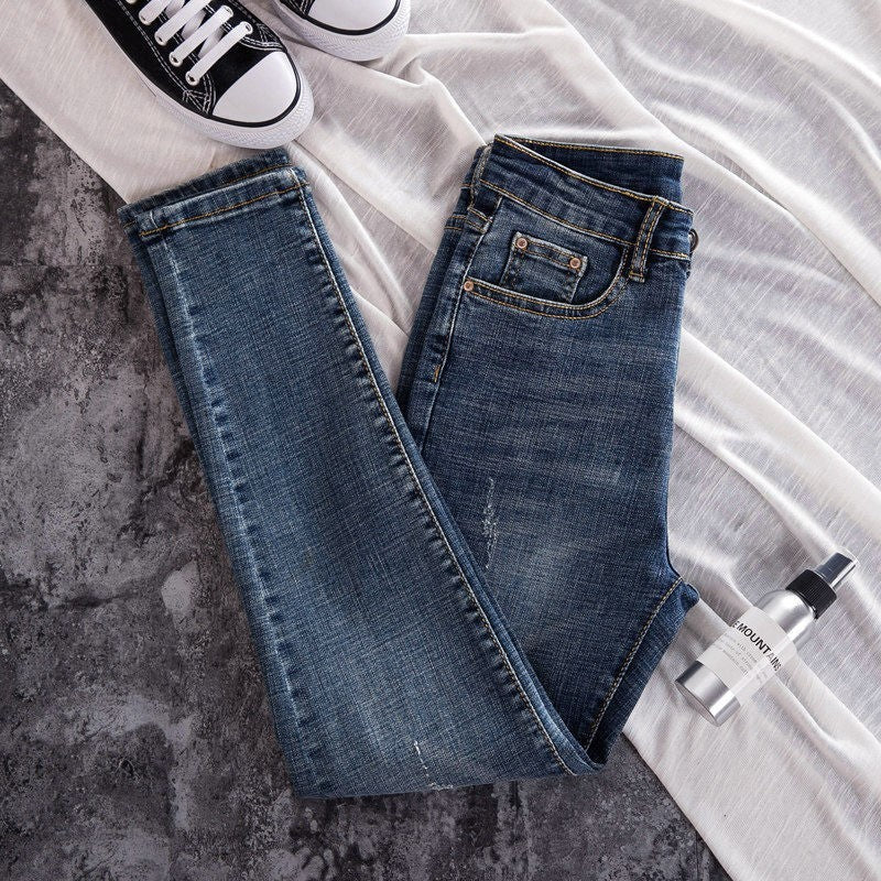 High Waist Jeans Women Pant