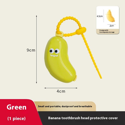 Banana Portable Toothbrush Storage Dust Cover.  ( BUY 1 GET ONE FREE !! )