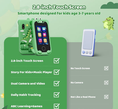 Kids Education Photo Video Game Mini Bear Handheld with Touch Screen & Camera