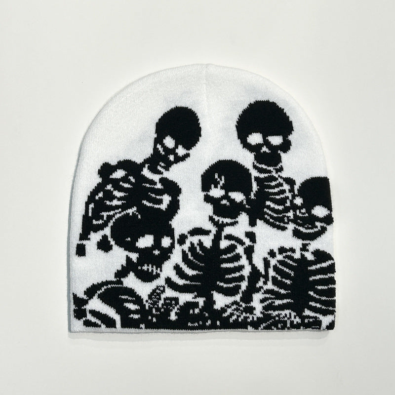 Funny Horror Knitted Jacquard Beanie