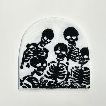 Funny Horror Knitted Jacquard Beanie