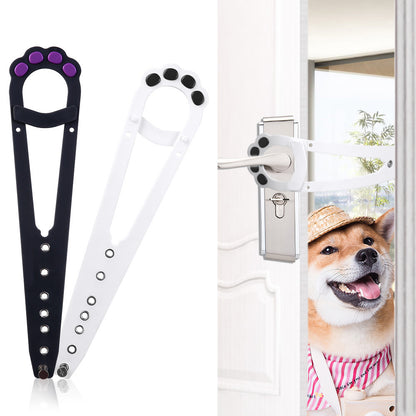 Pet Cat Door Holder Latch Prevents Dogs From Entering