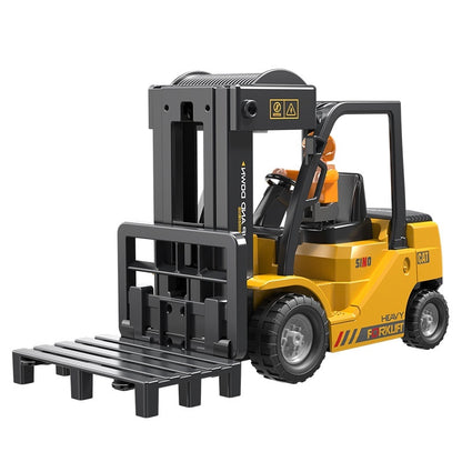 Remote Control Forklift Light Music Spray Crane Engineering Car Children's Toy Model