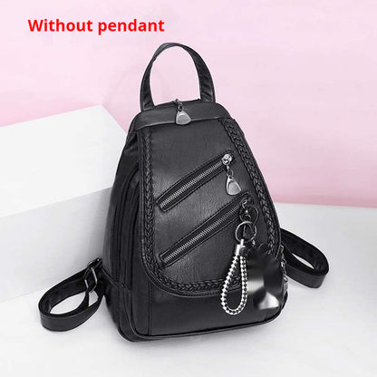 Backpack Ladies Dual-use Chest Bag Soft Leather