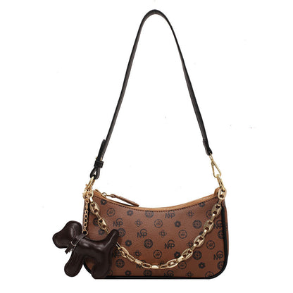 Contracted Small Bag Female Autumn Tide Pearl Chain